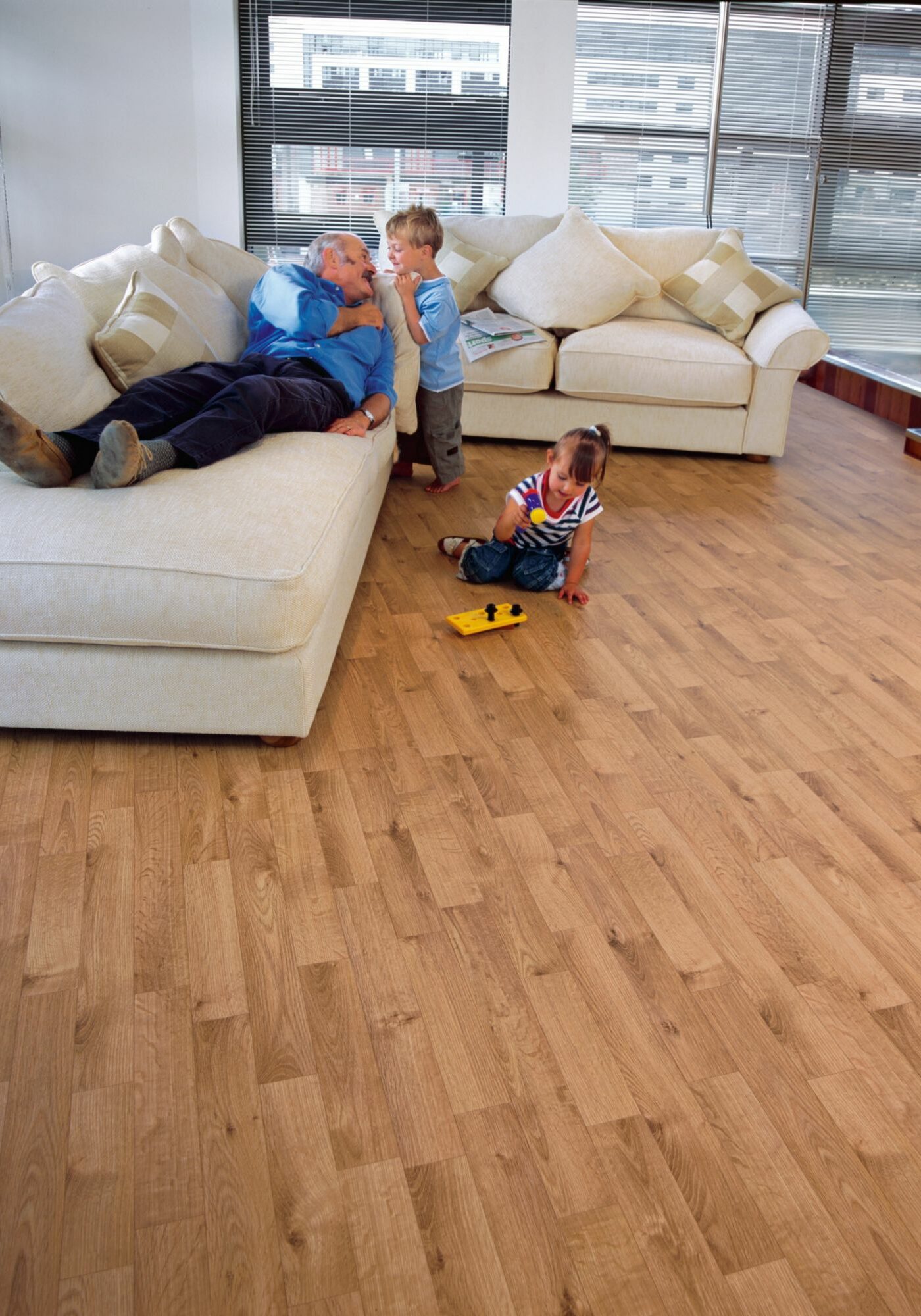 Sheet Vinyl Family Room | Great Floors